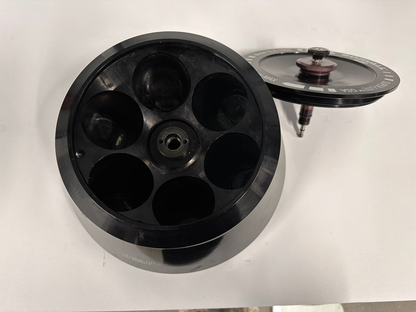 Sorvall SLA-1500 Super-Lite GSA Centrifuge Rotor + Lid 6x250mL