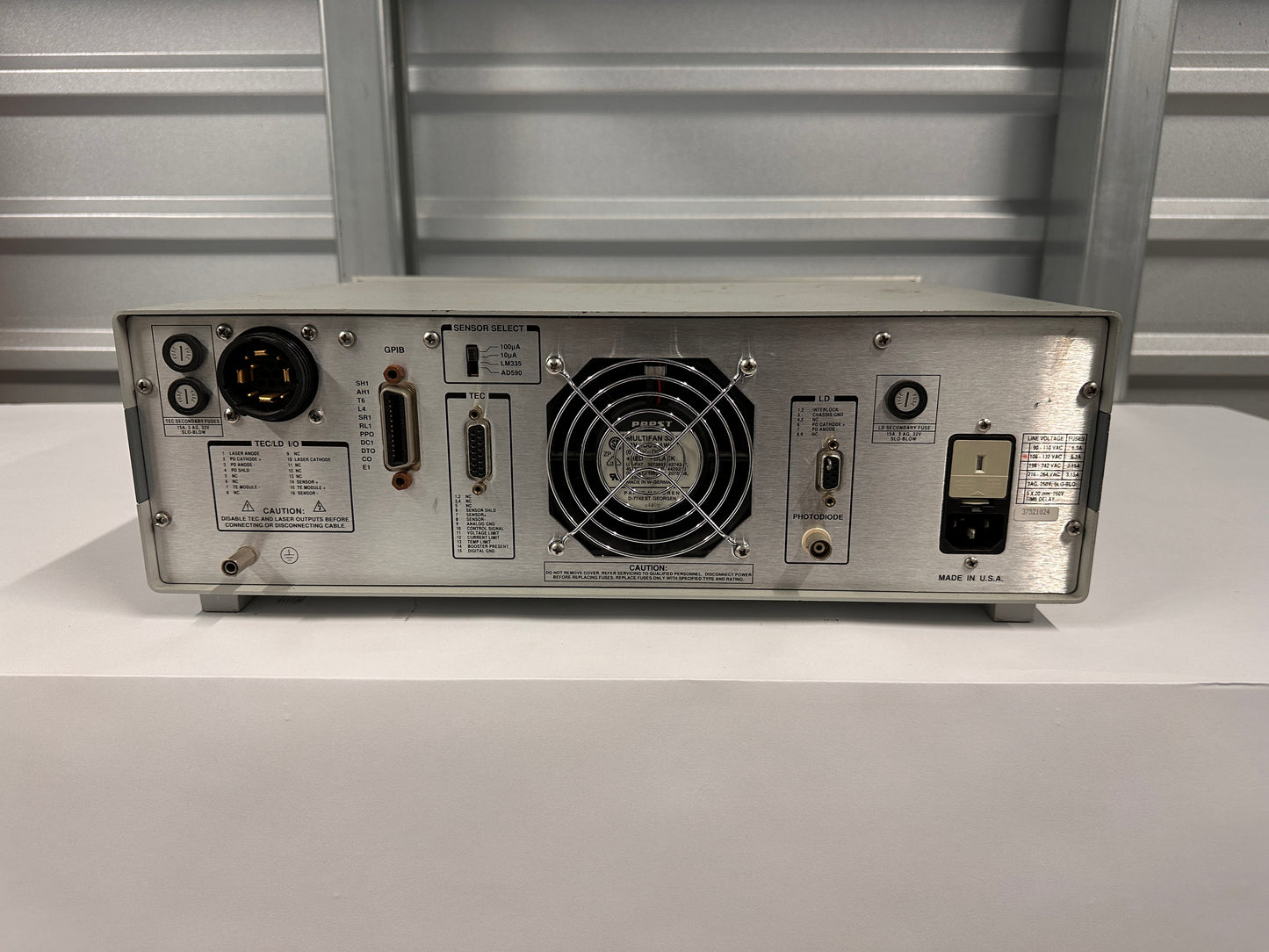 ILX LIGHTWAVE LDC-3722B LASER DIODE CONTROLLER