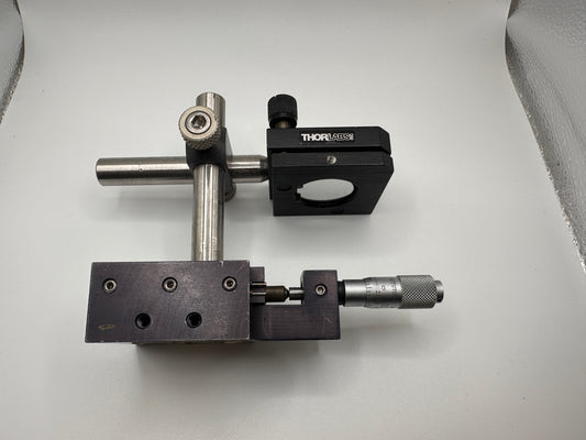 Thorlabs Optical Mirror w/ Mitutoyo Micromanipulator
