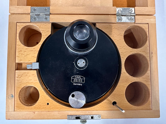 CARL ZEISS PHASE CONTRAST CONDENSER in WOODEN CASE