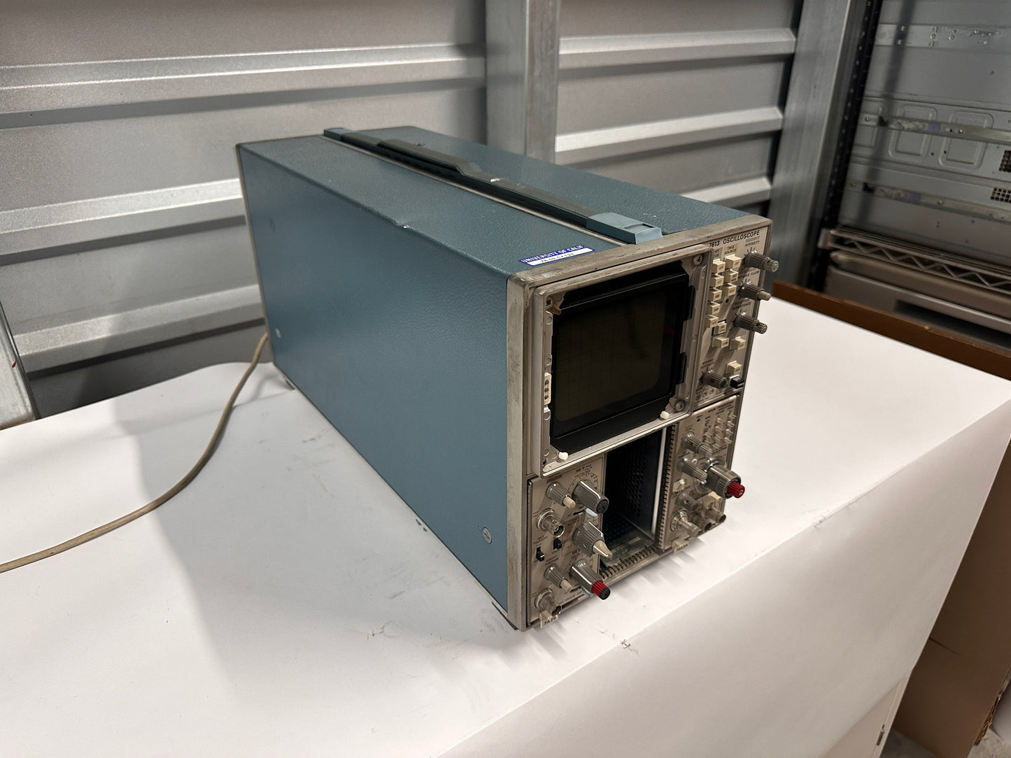 Tektronix 7613 Analog Oscilloscope Mainframe 100mhz 7B53A, 7A26 modules