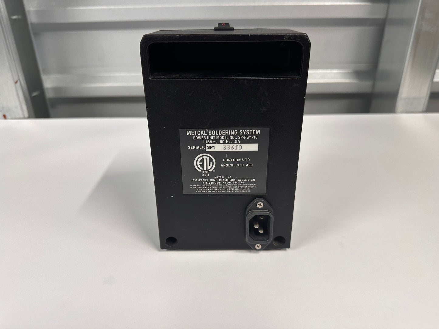 METCAL SP 200 Smartheat Soldering Unit Model SP-PW1-10 + Power Cord