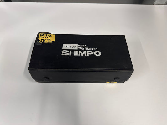 Shimpo Dt-107 Tachometer w/ spin wheel
